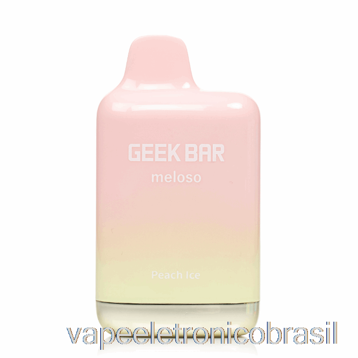 Vape Eletrônico Geek Bar Meloso Max 9000 Descartável Pêssego Gelo